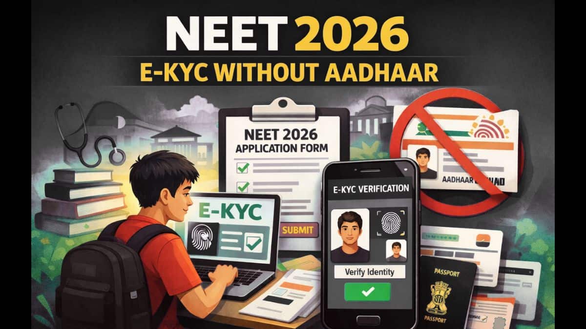 NEET 2026 E-KYC Without Aadhaar: Check How to Complete